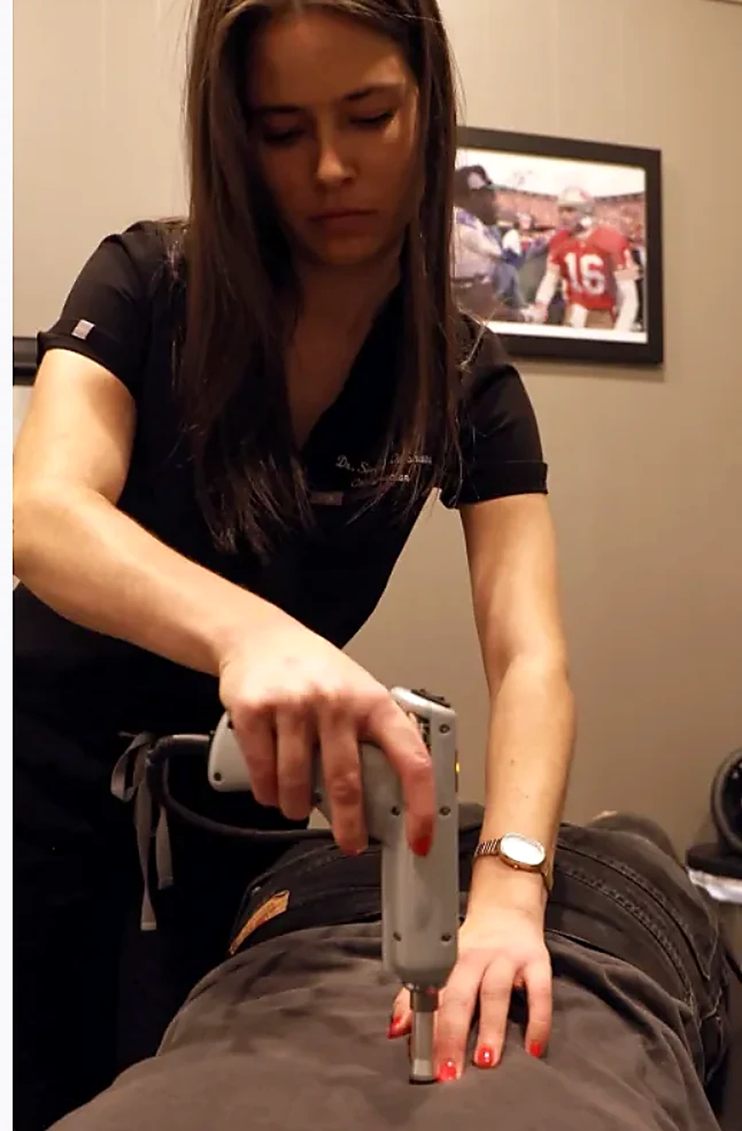 Clinician preparing an individualized treatment plan
